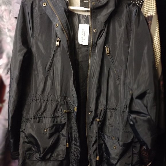 Forever 21 women's utility windbreaker jacket - Picture 1 of 2